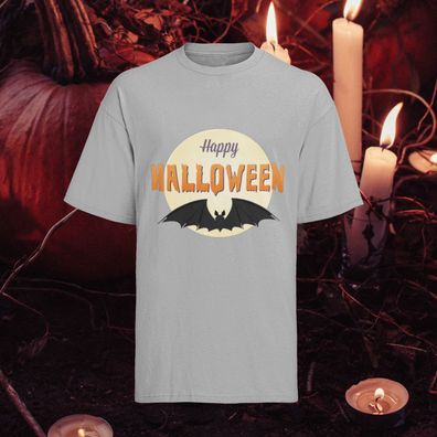 TOP Happy Halloween trick or treat Herren T-Shirt Bio Baumwolle Kürbis
