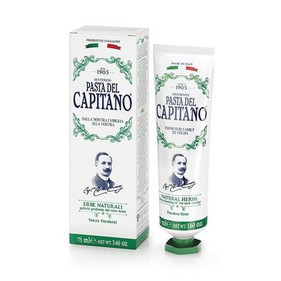 Pasta del Capitano Premium Collection Edition 1905 Natürliche Kräuter Zahnpasta 75ml