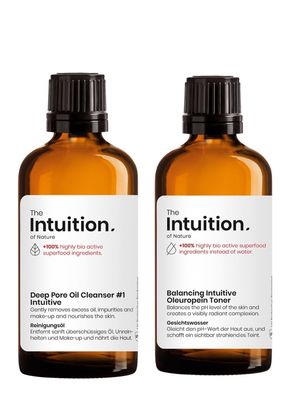 THE Intuition Balancing Intuitive Oleuropein Toner + Finer Pore ÖL Cleanser je 100ml