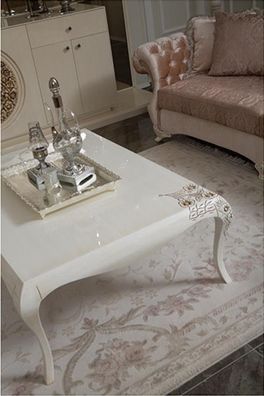 Couchtisch Wohnzimmer Kaffeetisch Design Tische Möbel Luxus Holz Klassisch Neu