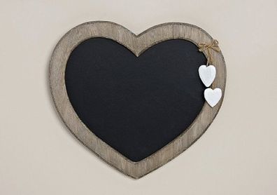 Memotafel aus Holz Herzform Herzmemotafel