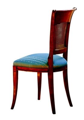 Echtes Holz Stuhl Leder Stühle Esszimmer Lehnstuhl Italienische Möbel