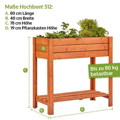 Hochbeet Braun (512)