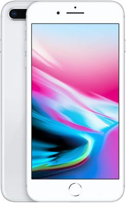 Apple Iphone 8 Plus 64GB Silver - Neuwertiger Zustand ohne Vertrag DE Händler