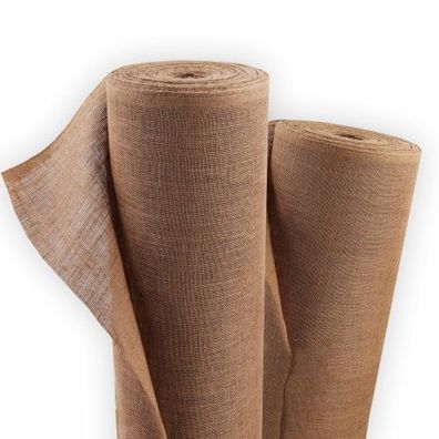 35m x 1m Jutegewebe 305g/ m² Jutematte Gartenjute Jute Stoff Sackleinen Juteband