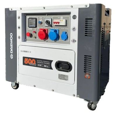 Daewoo Stromgenerator Diesel Generator 8.1kVA Notstromaggregat 36 Ah 498cc 15PS