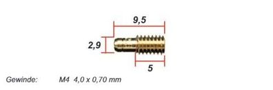 Leerlaufdüse für YAM DT/ RD80LC, RD250/350LC