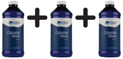 3 x Colloidal Silver, 30ppm - 473 ml.