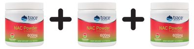 3 x NAC Powder, 600mg, Watermelon - 75g