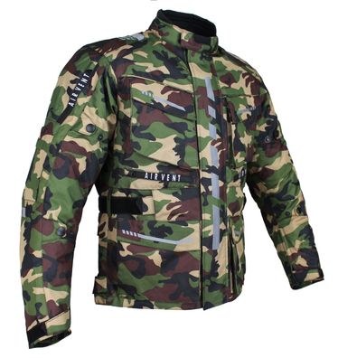 Herren Motorrad Textil Jacke Biker Polyester Sport Touring Jacke Protektor Camuflage