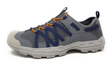 Skechers Garver Herrenschuhe Slipper Grau