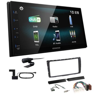 Kenwood 2-DIN Digital Autoradio DAB+ Bluetooth für Toyota Hilux ab 2011 schwarz
