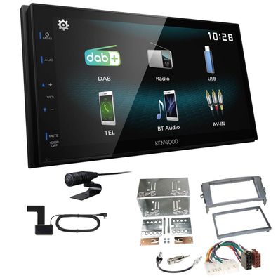Kenwood 2-DIN Digital Autoradio DAB+ Bluetooth für Toyota Auris anthrazit 07-12