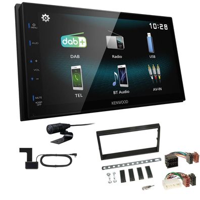 Kenwood 2-DIN Digital Autoradio DAB+ Bluetooth für Ssangyong Actyon schwarz