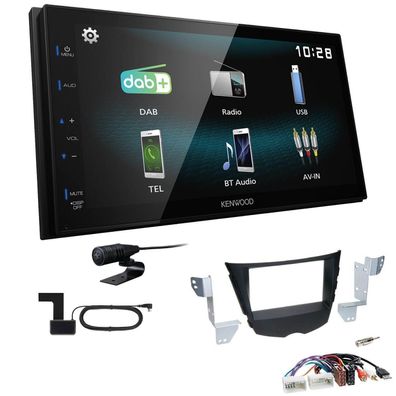 Kenwood 2-DIN Digital Autoradio DAB+ Bluetooth für Hyundai Veloster ab 2011