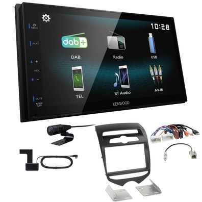 Kenwood Digital Autoradio DAB+ Bluetooth für Hyundai IX20 ab 2010 man. Klima