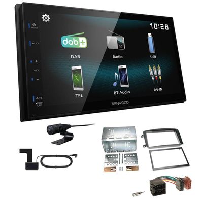 Kenwood 2-DIN Autoradio DAB+ Bluetooth für Mercedes Benz CLK A209 C209 2002-2004