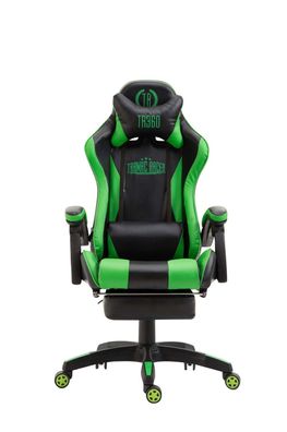 Bürostuhl schwarz / grün 120 kg belastbar Gaming Stuhl Zockersessel Gaming Chair