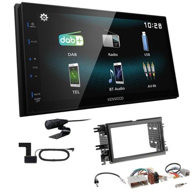 Kenwood 2-DIN Digital Autoradio DAB+ Bluetooth für Ford F150 2004-2008 schwarz