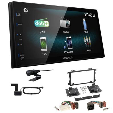 Kenwood Digital Autoradio DAB+ Bluetooth für Chevrolet Impala 1999-2005 schwarz