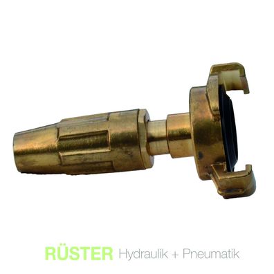 Messing Schlauchspritze 40 mm Klauenkupplung GEKA System Garten- Wasserschlauch