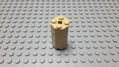 Lego 1 Stein Säule Octagonal 2x2x3 Tab Beige Nummer 6037