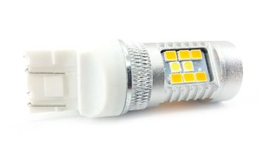 2 Stück 7443 W21/5W LED-Lampe 12V 2000lm CANBUS DUAL COLOR, weiß und orange Off-Road
