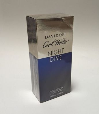 Davidoff Cool Water Night Dive Eau de Toilette Spray EDT 200 ml Neu