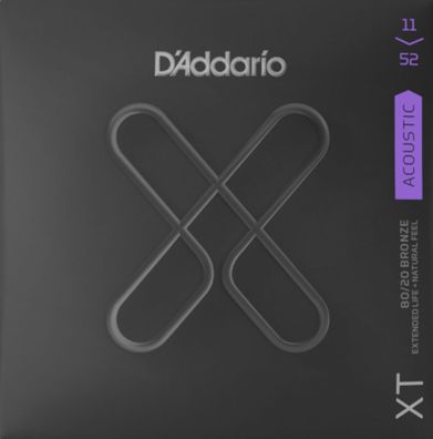 D'Addario XTABR1152 - XT Bronze - custom light (011-052) - Saiten für Westerngitarre