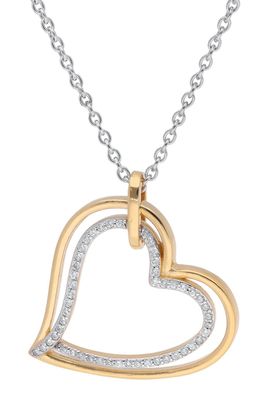 trendor Schmuck Damenkette 925 Silber Halskette mit Herz 15138
