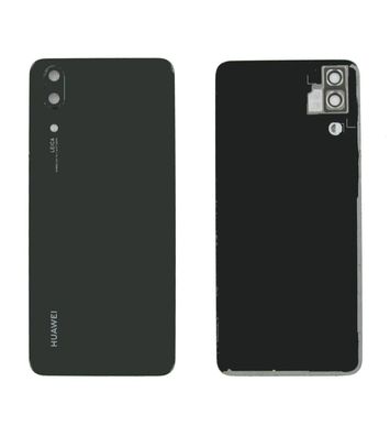 Original Huawei P20 EML-L29 Akkudeckel Backcover Black Akzeptabel