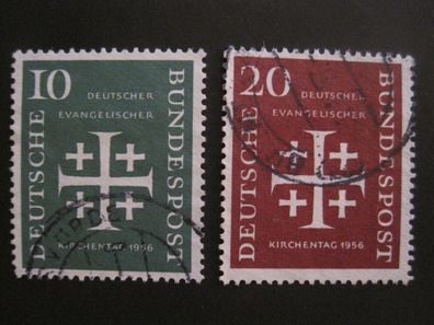 Bund MiNr. 235-236 gestempelt (AA 003)