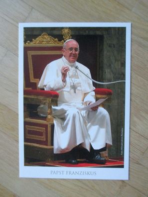 Jorge Mario Kardinal Bergoglio Papst Franziskus - rare Karte / Werbekarte!!!
