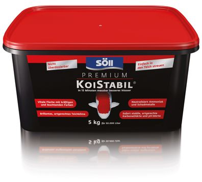 Söll Teichpflege 5 Kg Premium KoiStabil Wasseroptimierer für 50 Qbm