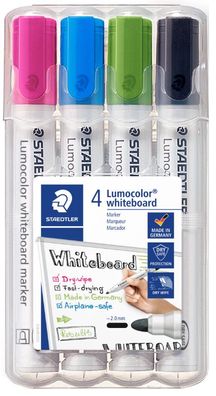 Staedtler Lumocolor Whiteboard-Marker 351 4er Etui