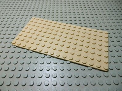 Lego 1 Platte dünn 8x16 Tan Beige Nummer 3865