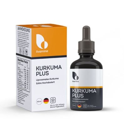Kurkuma Plus Liposomales Hochdosiert Flüssig Neuheit - Originalware