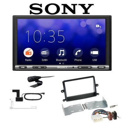 Sony Radio Apple CarPLay DAB+ für Mitsubishi L 200 / Triton 2006-2015 schwarz