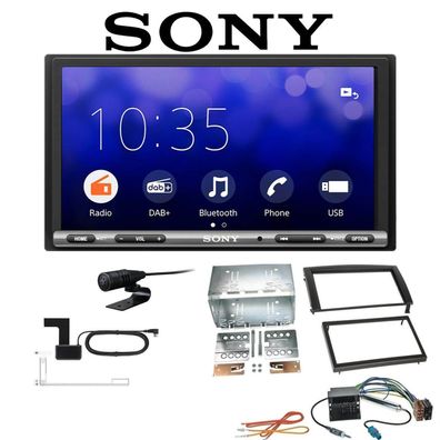 Sony Autoradio Apple CarPLay Android Auto für Skoda Fabia I 2004-2007 schwarz