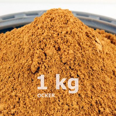 1kg Pigmentpulver Farbe Ocker Farbpigmente Trockenfarbe Beton, Zement, Putz Gips