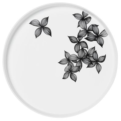 Nigra Blanka Schale "Blüten" groß - Räder Design