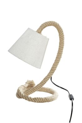 Tischleuchte Metall Lampe "Tau-Design", Höhe 35cm, von Gilde