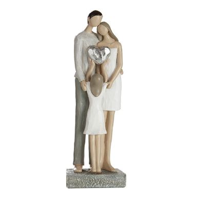 Skulptur "Eltern mit Tochter", Höhe 25cm, von Gilde