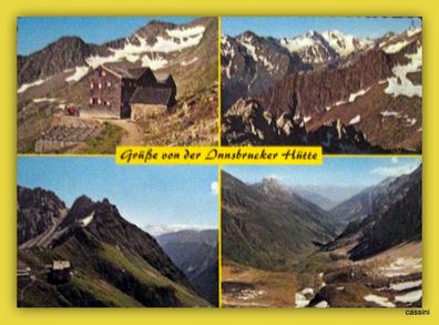 Ansichtskarte Grüße von der Innsbrucker Hütte