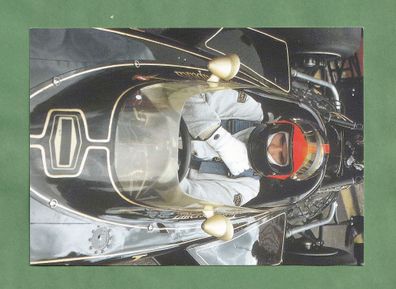 neuwertige Postkarte - Emerson Fittipoldi im Lotus72E