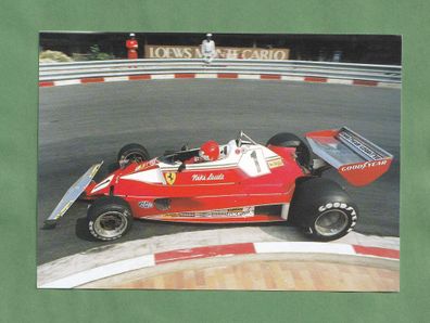 neuwertige Postkarte - Niki Lauda im 312 T