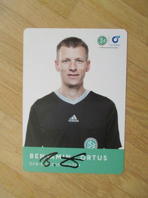 DFB Bundesligaschiedsrichter Benjamin Cortus - handsigniertes Autogramm!!