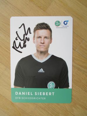 DFB Bundesligaschiedsrichter Daniel Siebert - handsigniertes Autogramm!!