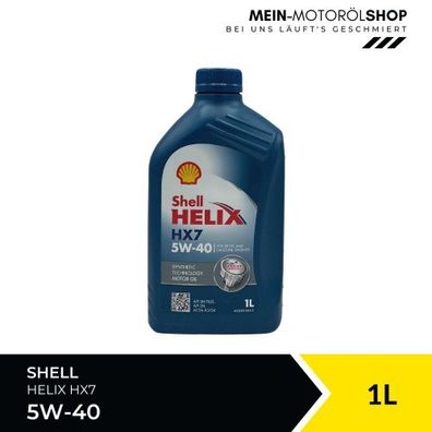 Shell Helix HX7 5W-40 1 Liter