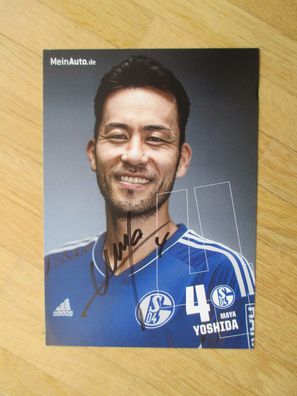 FC Schalke 04 Saison 22/23 Maya Yoshida - handsigniertes Autogramm!!!